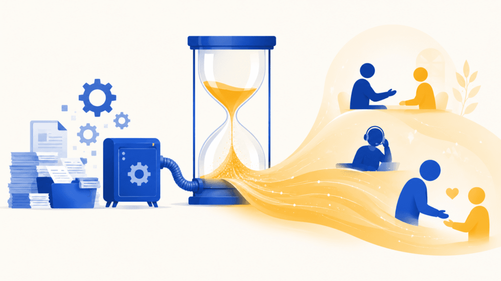 reinvertir el tiempo liberado en atender mejor al cliente